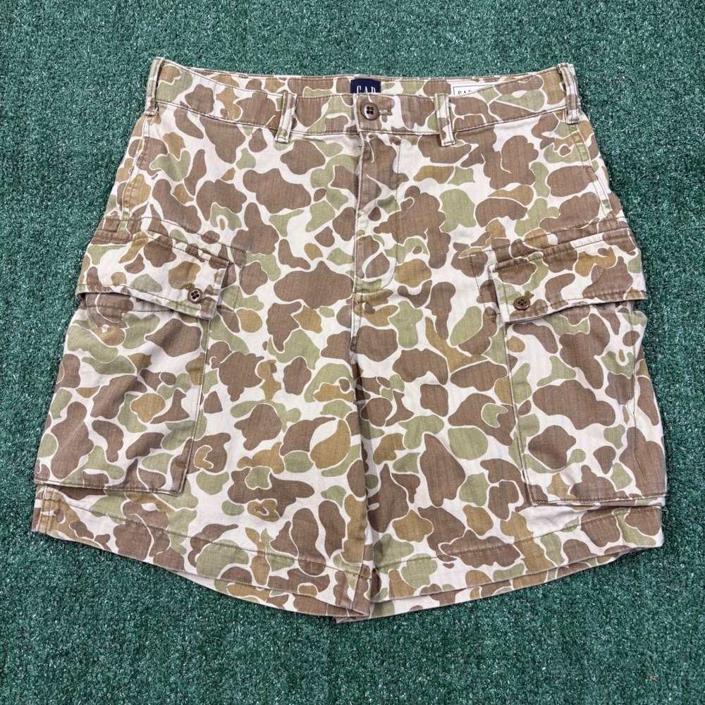 Vintage GAP Camo Cargo Shorts